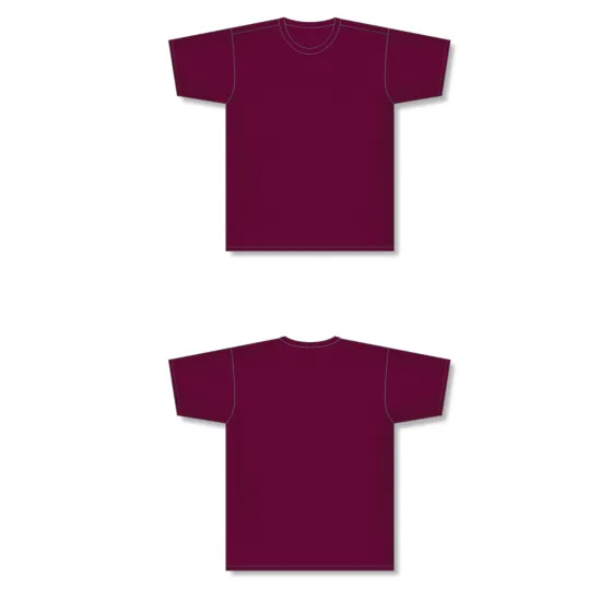 Athletic Knit (AK) BA1800M-009 Mens Maroon Pullover Baseball Jersey