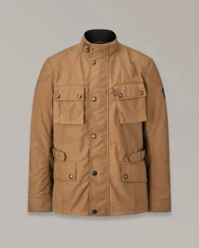 BELSTAFF CROSBY WAXED COTTON MOTORCYCLE JACKET - SAND