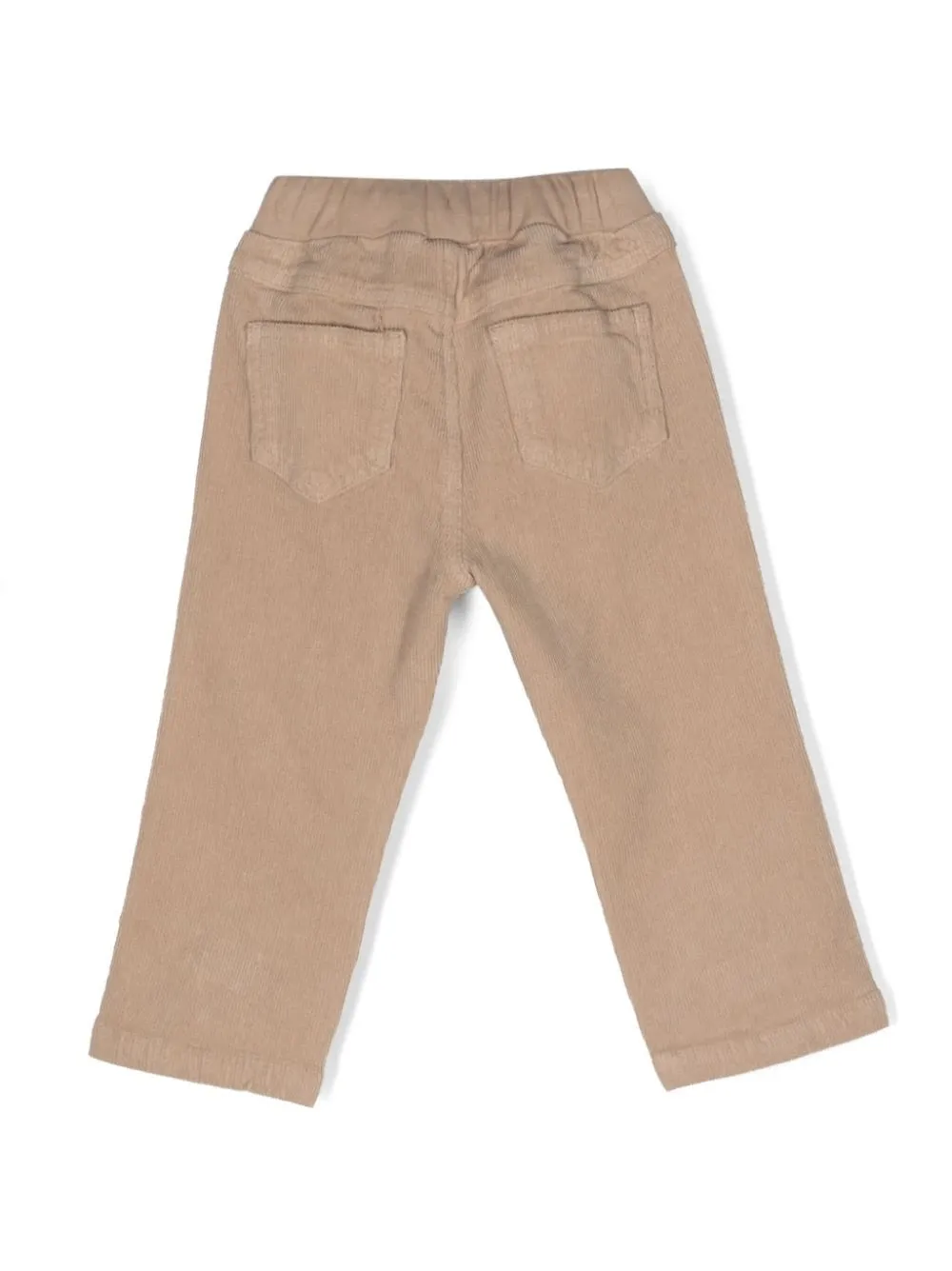 Corduroy Pants With Elastic Band In Brown
