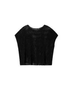 Eileen Fisher Organic Linen Délavé Bateau Neck Top