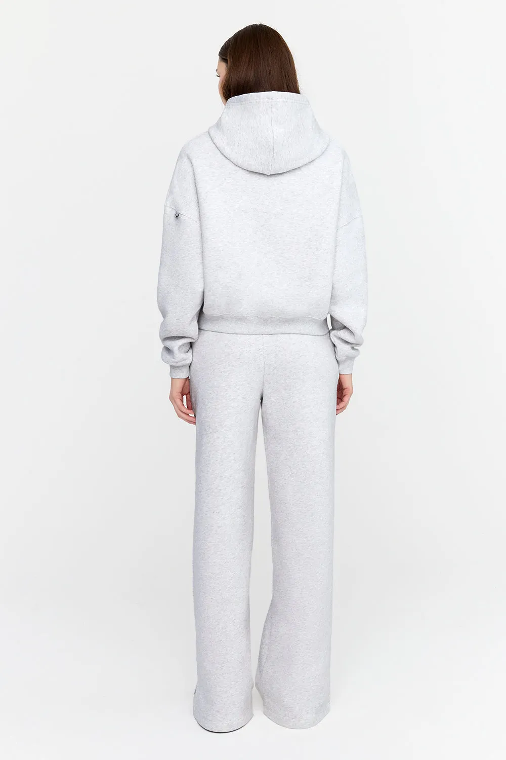 EVERYDAY GIRLFRIEND HOODIE - GREY MARL