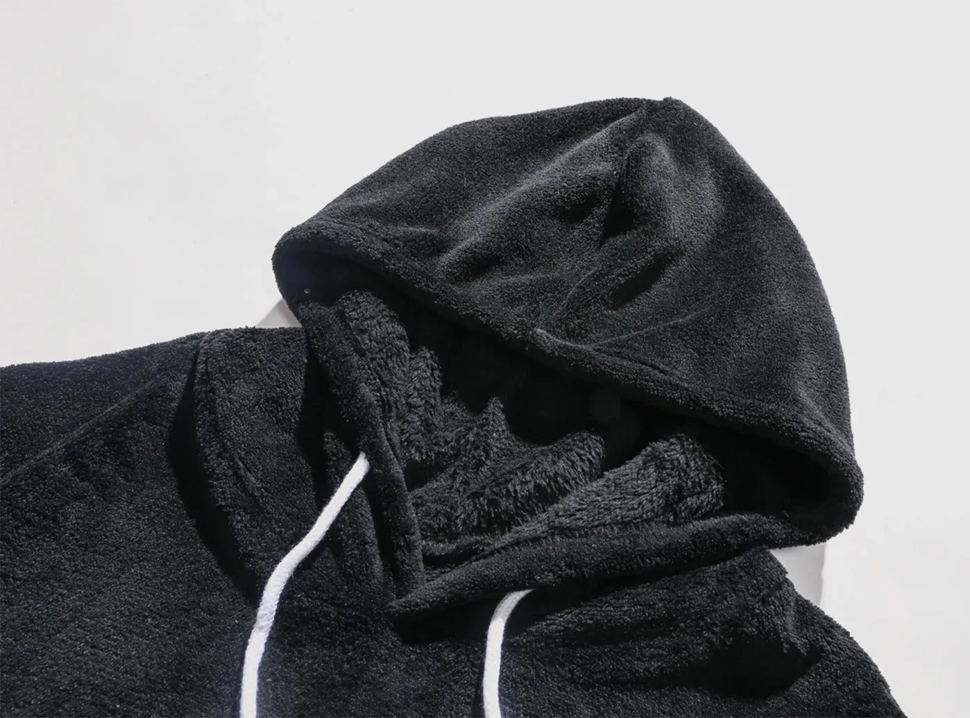FitVille Men's Fuzzy Sherpa Pullover