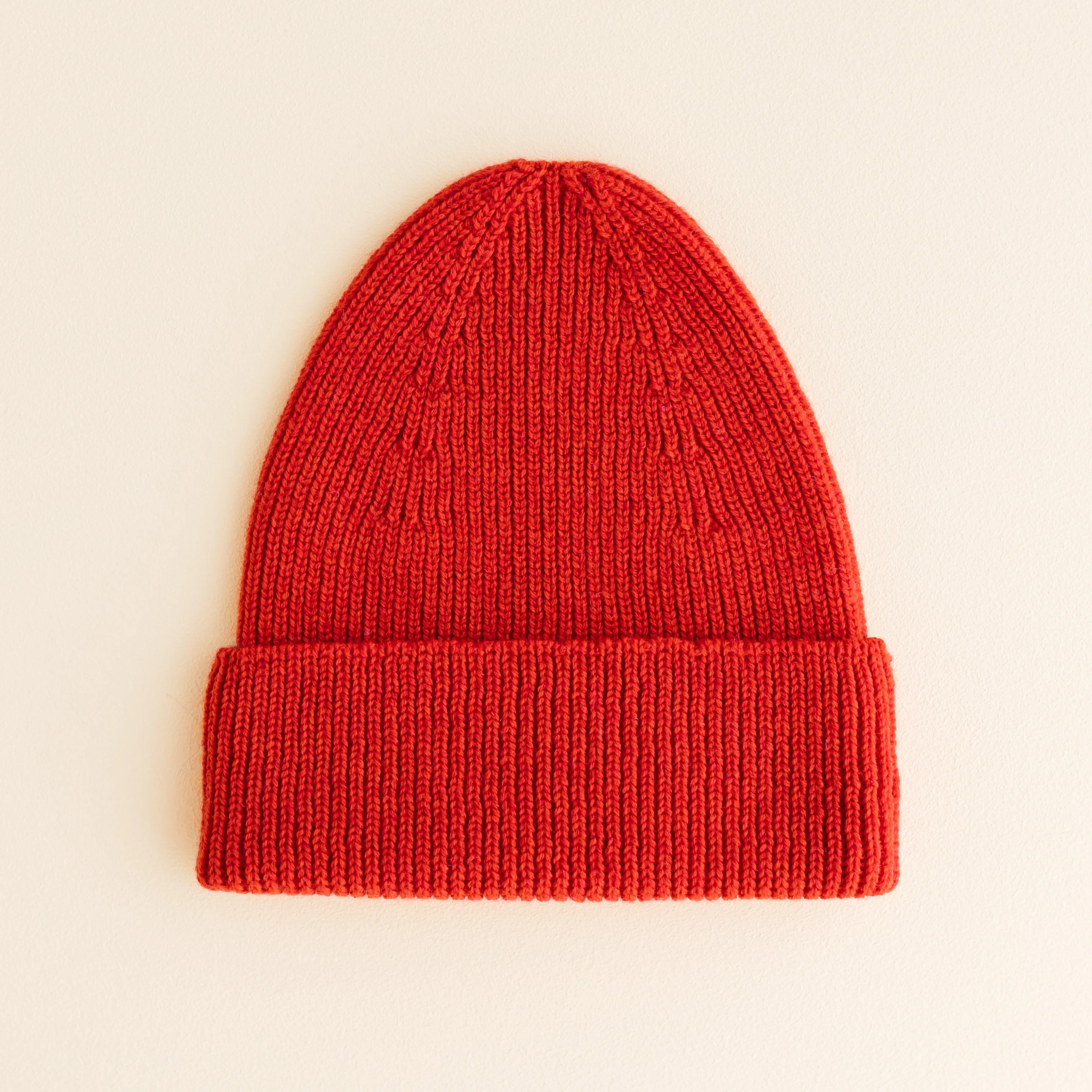 Fonzie Merino Wool Beanie (Red)