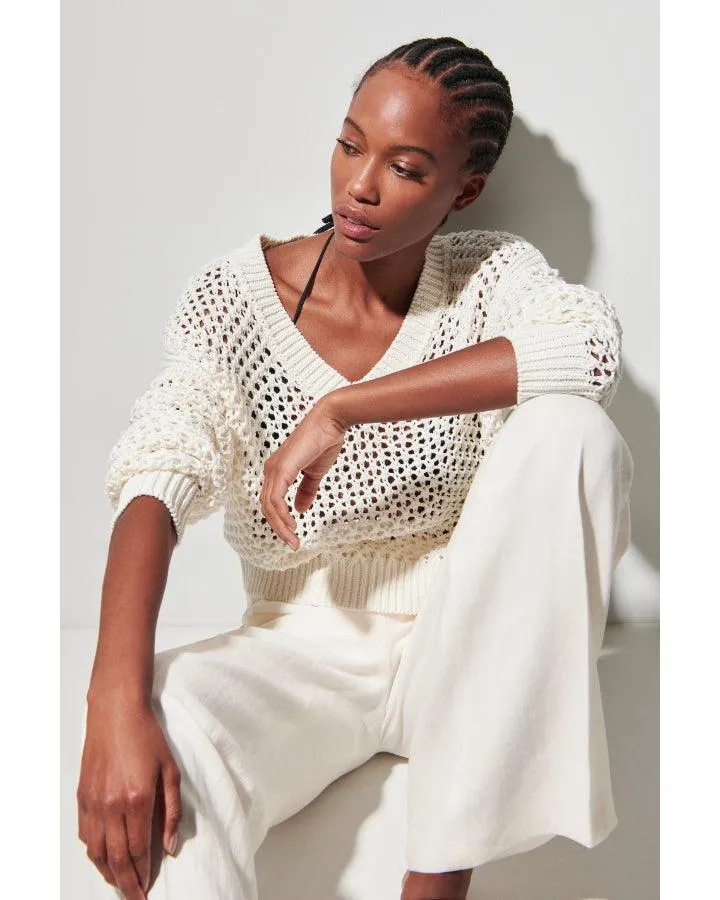 Luisa Cerano Loose Weave Pullover