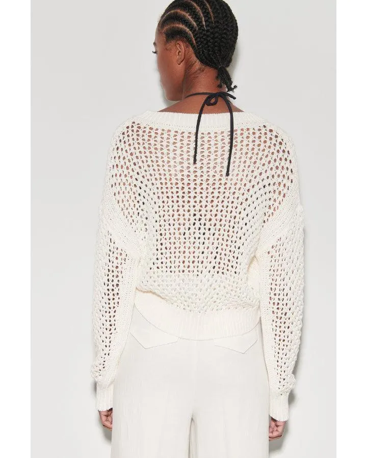 Luisa Cerano Loose Weave Pullover
