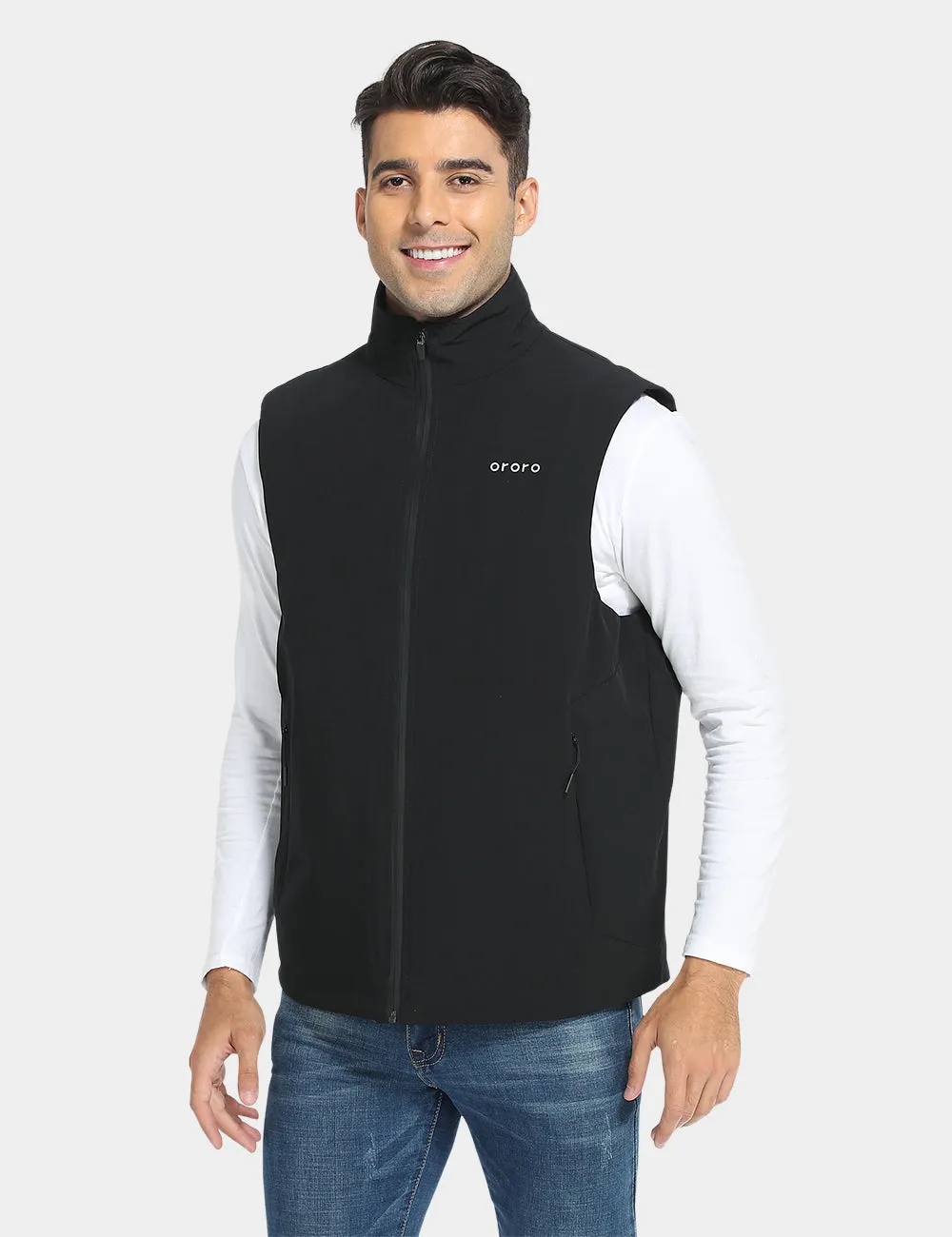 Men's Heated PrimaLoft® Golf Gilet - Black