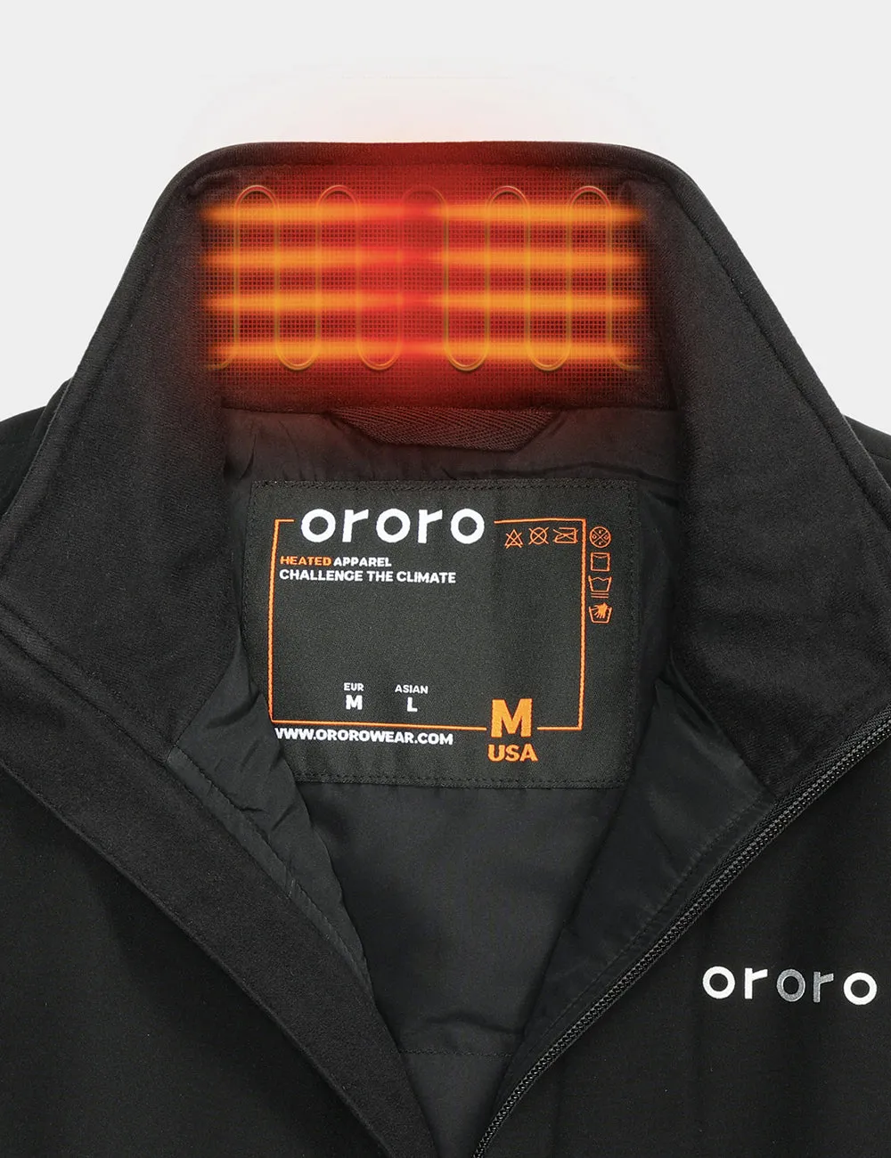 Men's Heated PrimaLoft® Golf Gilet - Black