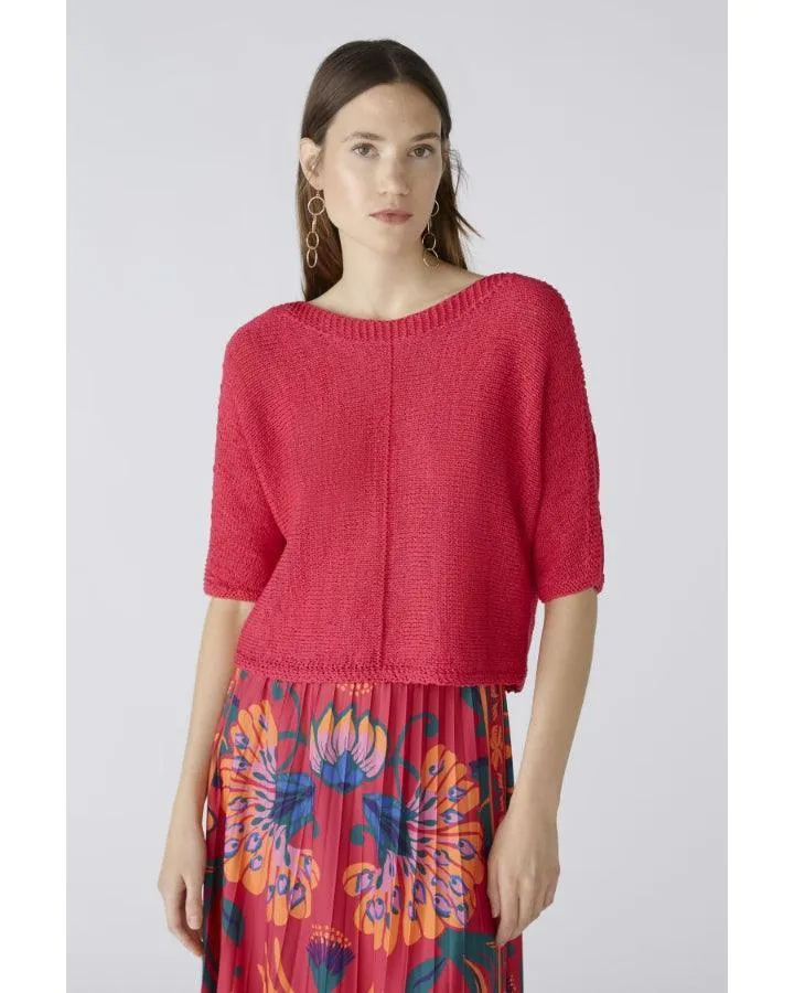 Oui Knit Elblow Sleeve Pullover