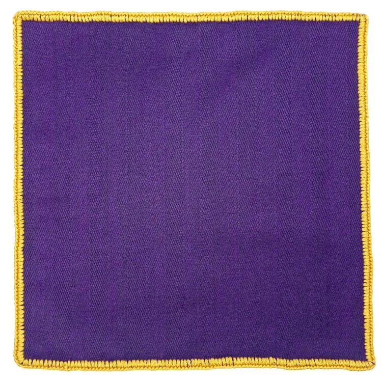 Royal Viola with Mustard Yellow Signature Border
