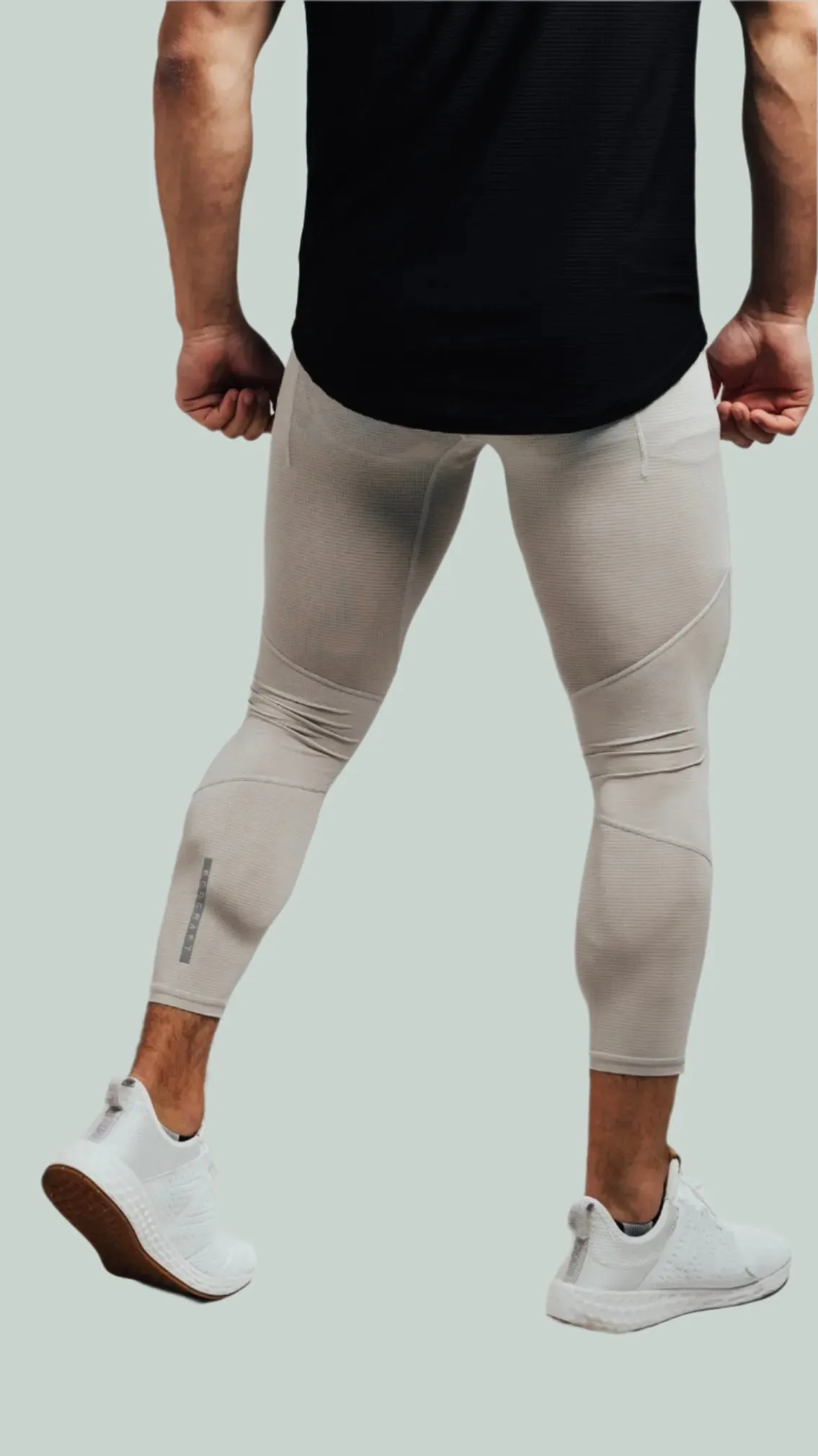 Total War Battle Vented Mesh Training Tight - Pebble Grey