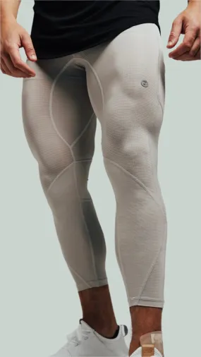 Total War Battle Vented Mesh Training Tight - Pebble Grey