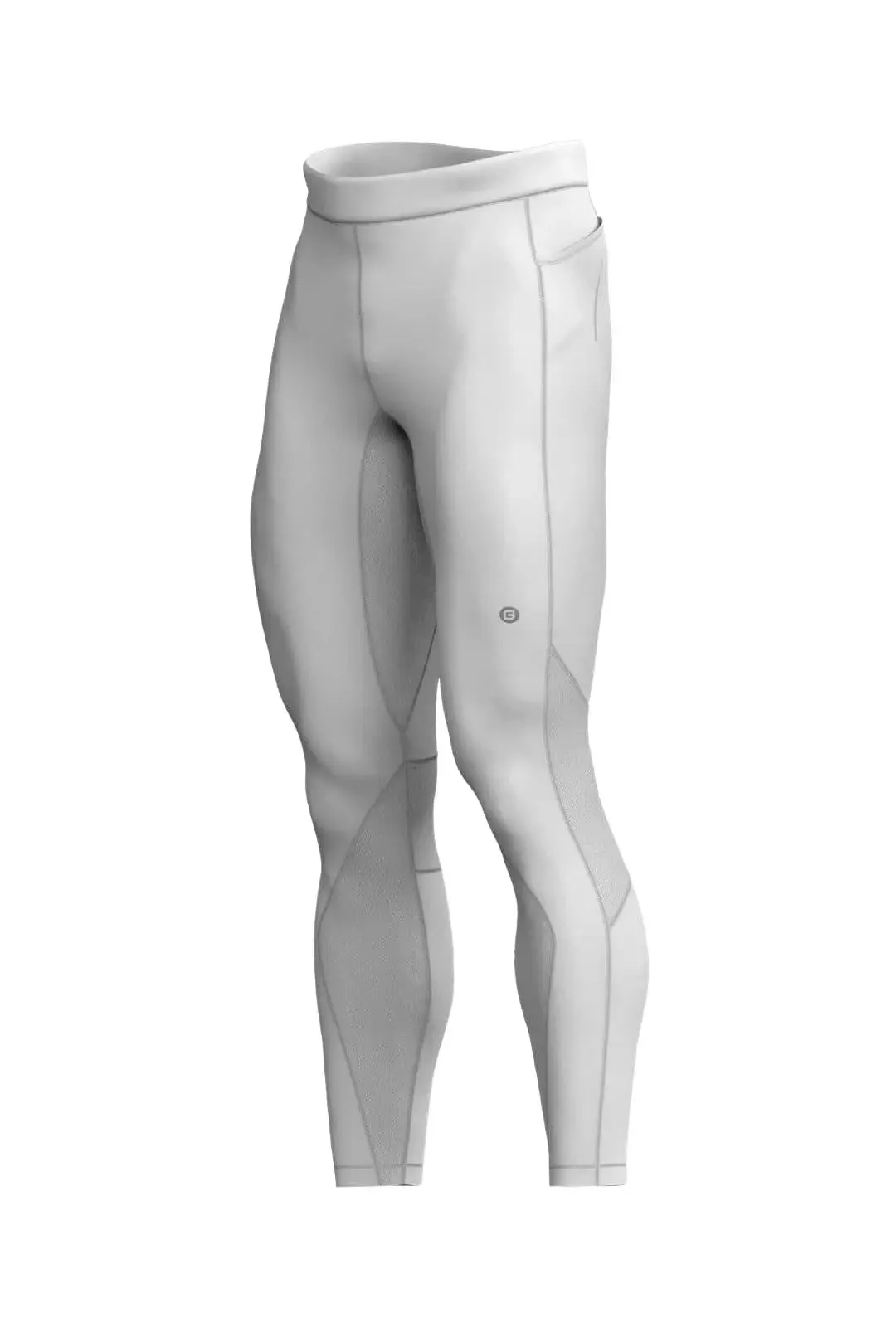 Total War Battle Vented Mesh Training Tight - Pebble Grey