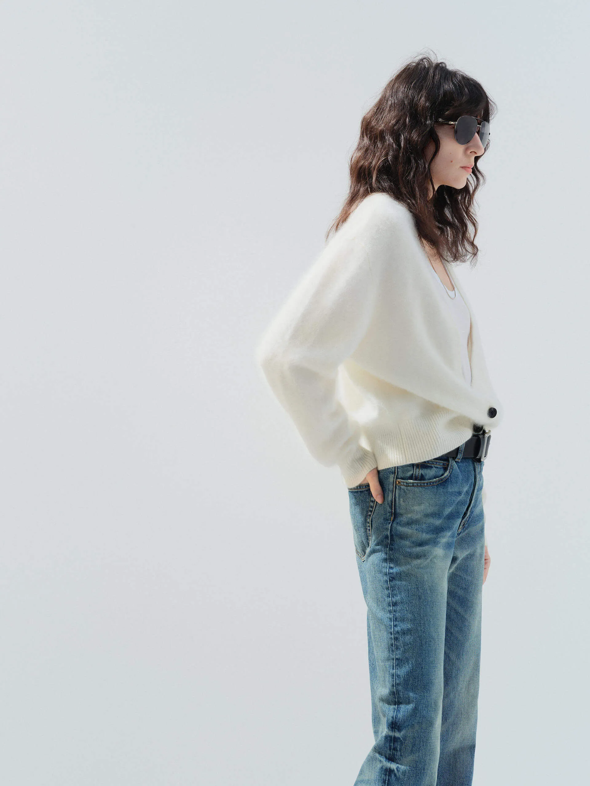 V-neck Cashmere Cardigan