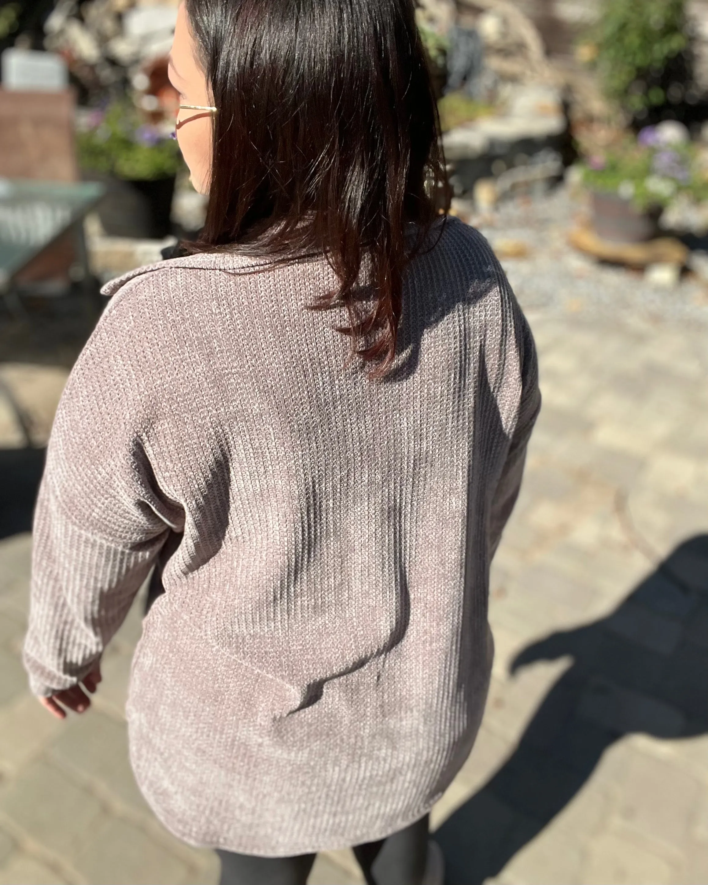 waffle knit | oversized women's shacket
